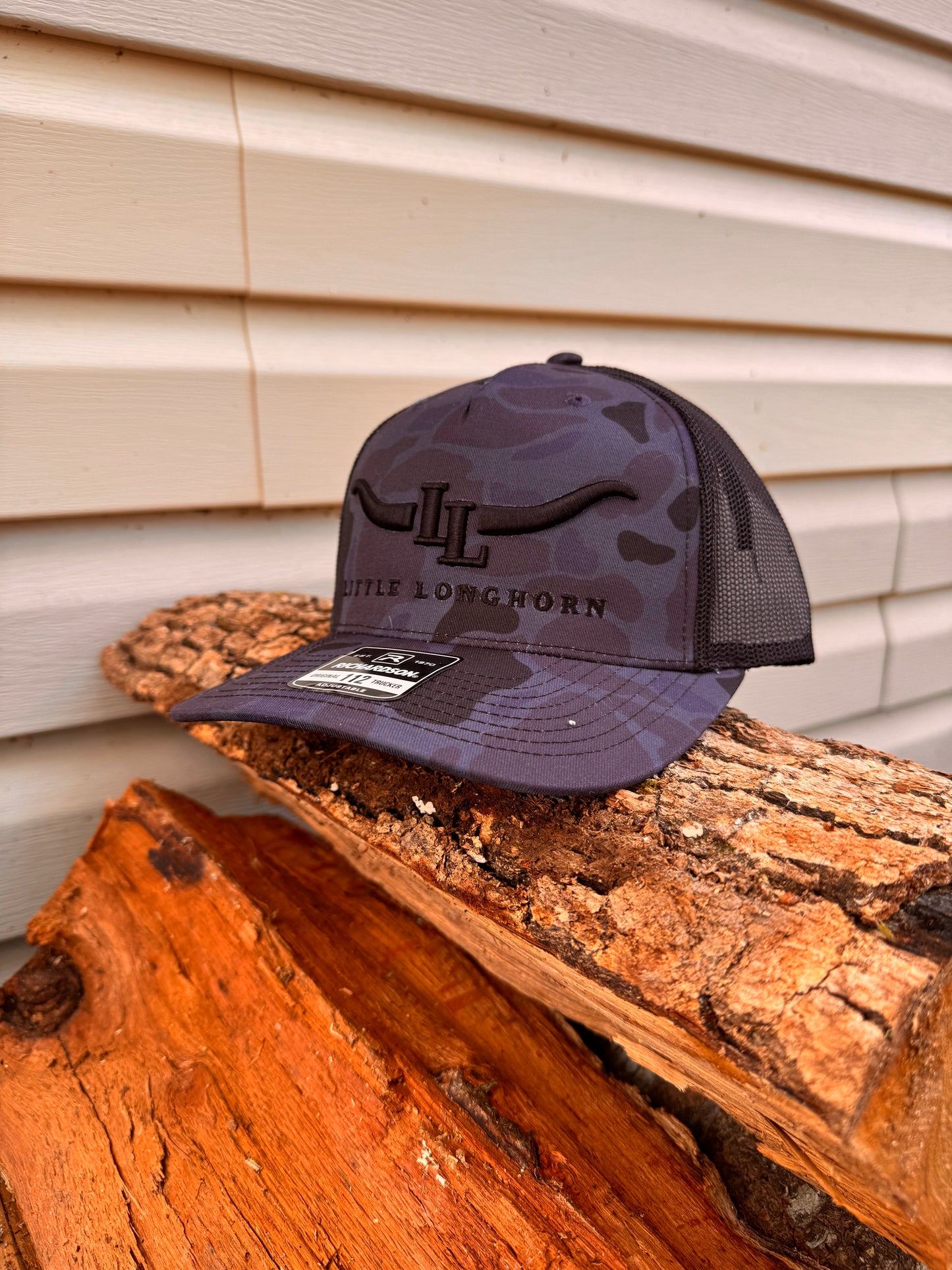 Dark Blue Camo W/ Black